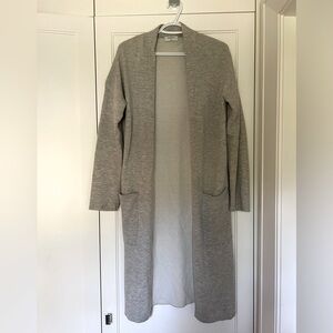 Long grey Aritzia cardigan